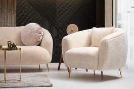 Atelier Del Sofa Istiridye - Sillón orejero Beige